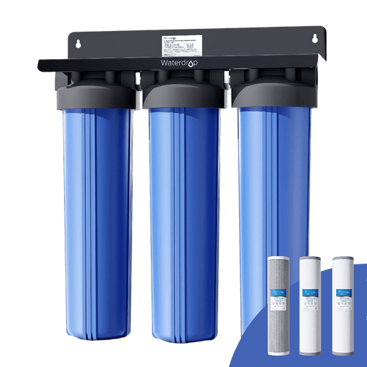 Waterdrop 3-Stage Whole House Water Filter System with Replacement